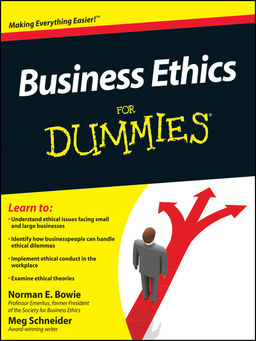 Title details for Business Ethics For Dummies by Norman E. Bowie - Available